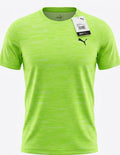 Puma dryCELL Performance – Máxima Visibilidad – Verde Neón Heather