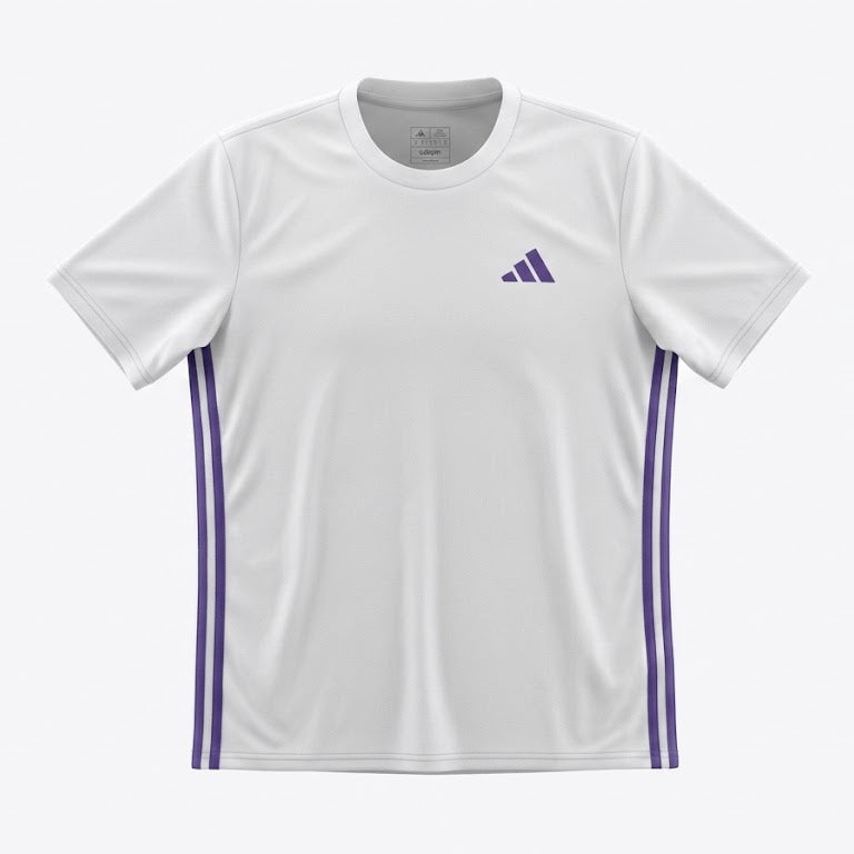 Adidas Running Aeroready Mesh Blanco Morado Original