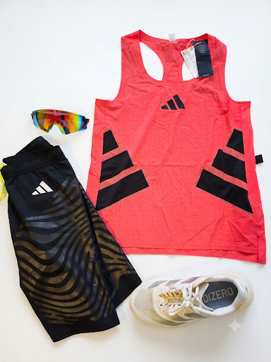 ADIDAS ROAD TO RACE, SINGLET RED